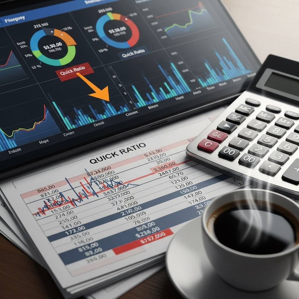 Analiza płynności finansowej firmy: wskaźnik quick ratio