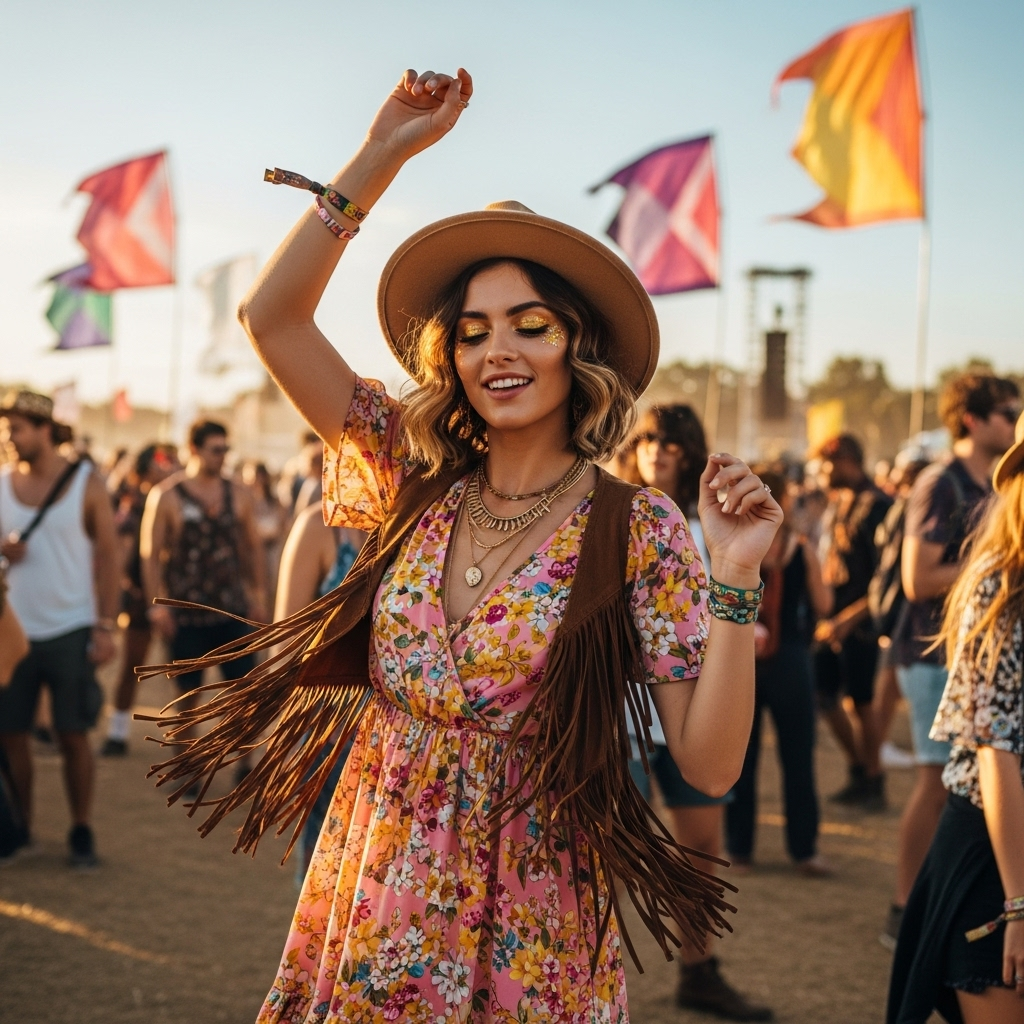 Festiwalowy look: jak stworzyć idealną stylizację na imprezę muzyczną